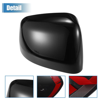 Gloss Black Top Half Mirror Covers for Jeep Grand Cherokee (2011-2019)