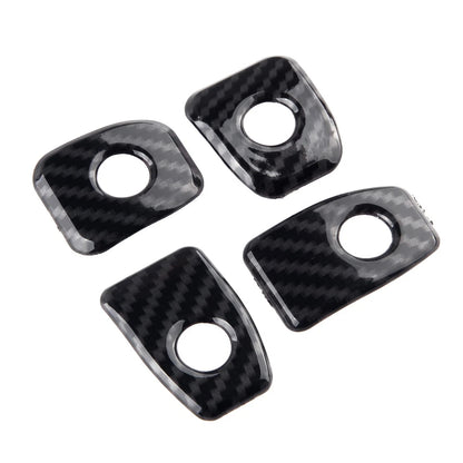 4pcs Carbon Fiber Door Lock Knob Covers for BMW X5 F15 (2014-2017)