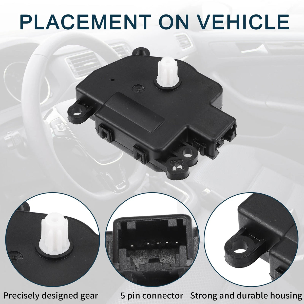HVAC Heater Blend Door Actuator for Jeep Grand Cherokee (2011-2014)