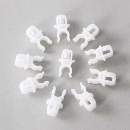 10 PCS Hood Stopper Stay Holder White Fits Honda Civic Sedan Wagon 1993-1997 New