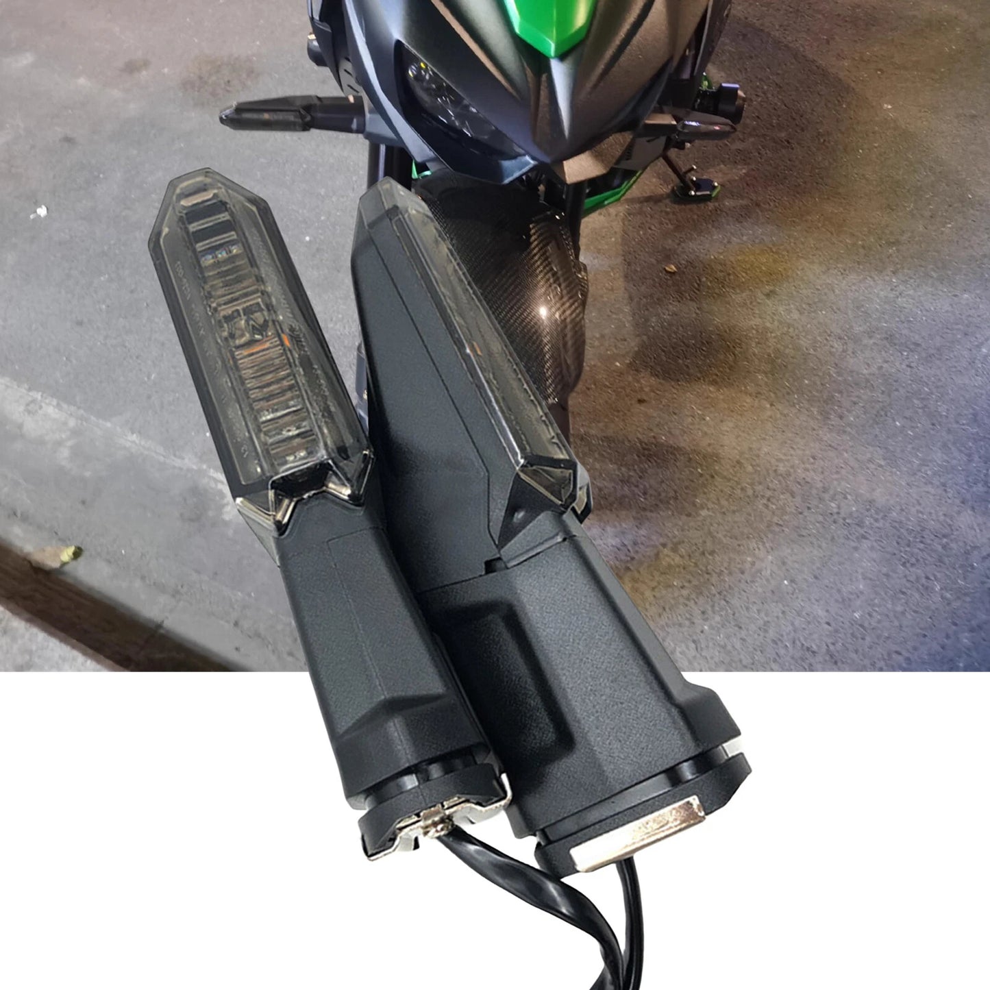 Front/Rear Turn Signal Lights for Kawasaki Z 125/250/300/400/650/750/800