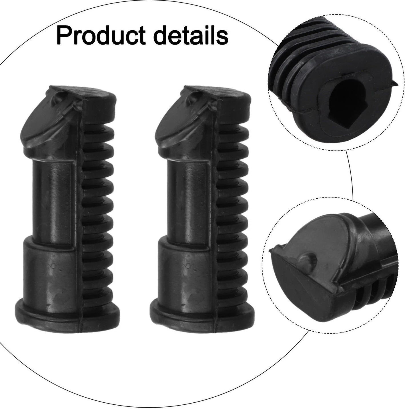 Foot Peg Rest Rubber 2 x