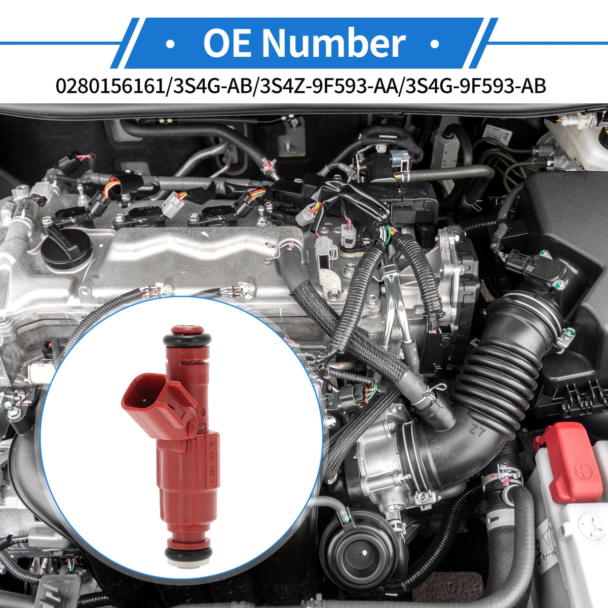 Fuel Injector No.0280156161/3S4G-AB for Ford Escape (2004-2006)