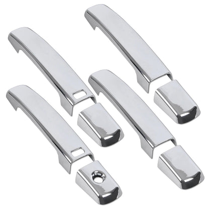 Chrome Door Handle & Cup Bowl Covers for Nissan Qashqai (2007-2011)