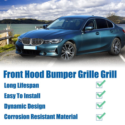1x Front Hood Bumper Grille Grill for BMW X3 F25 (2014-2017)