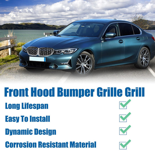 1x Front Hood Bumper Grille Grill for BMW X3 F25 (2014-2017)