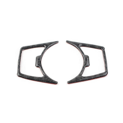 Carbon Fiber Headlight Switch Cover Trim for Ford Mustang (2015-2019)