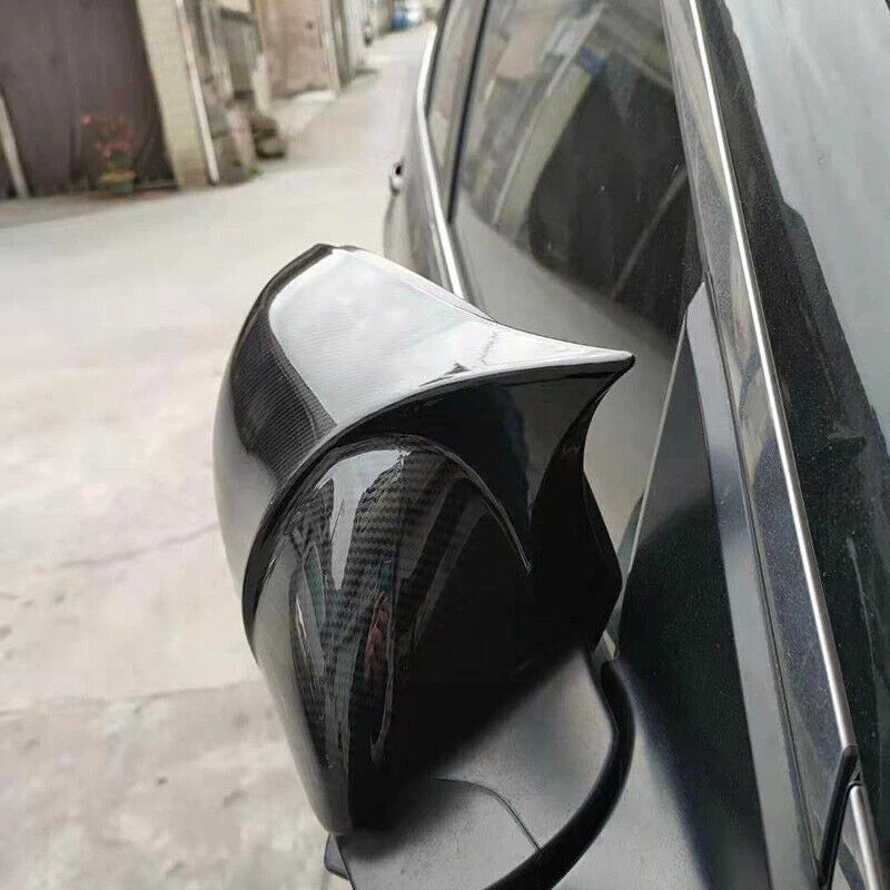 Carbon Black OX Horn Style Door Wing Mirror Cover for Honda CR-V (2012-2021)