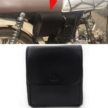 Black Motorcycle Saddle Tool Bag Storage for Universal Fit
