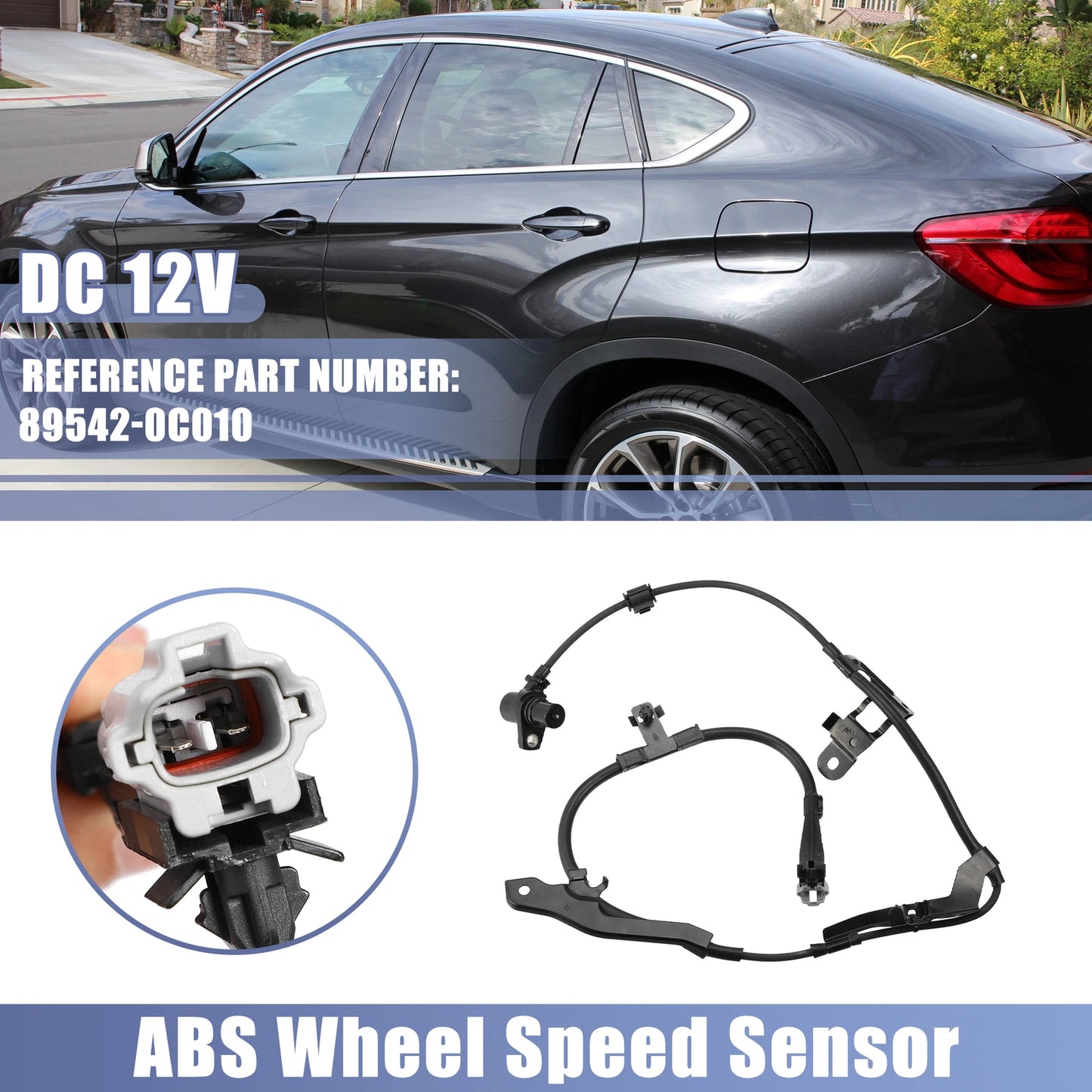 ABS Wheel Speed Sensor Front Right for Toyota Sequoia (2001-2007)