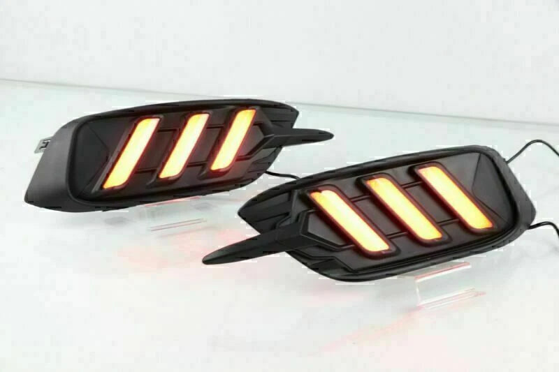 Rear Bumper Cover LED Fog Lights for Honda Civic Sedan (2016-2018)