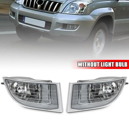 2 x Front Bumper Fog Lights for Toyota Land Cruiser Prado FJ120 (2002–2009)