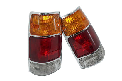 Tail Light Chrome Trim 2 x for Isuzu TFR Holden Rodeo (1989-1995)