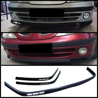 Front Bumper Splitter for Renault Megane Mk1 (1996-2002) 2 Piece Pcs