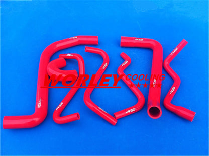 44mm Radiator & RED Silicone Hose for Holden Commodore VT VU VX HSV (1997-2006)