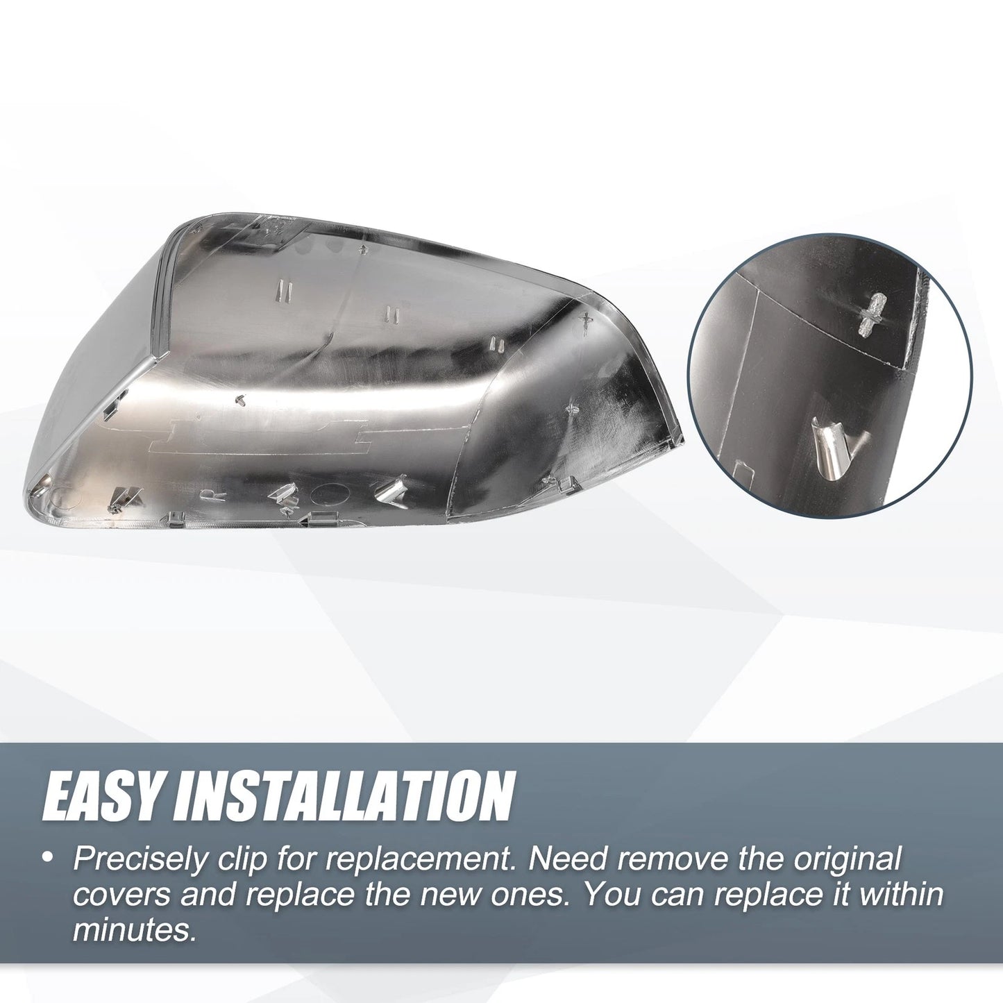 Right Mirror Cover Chrome Plated for Land Rover Range Rover Sport Discovery (2005-2013)