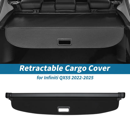 Rear Trunk Parcel Shelf Retractable Cargo Cover for Infiniti QX55 (2022-2025)