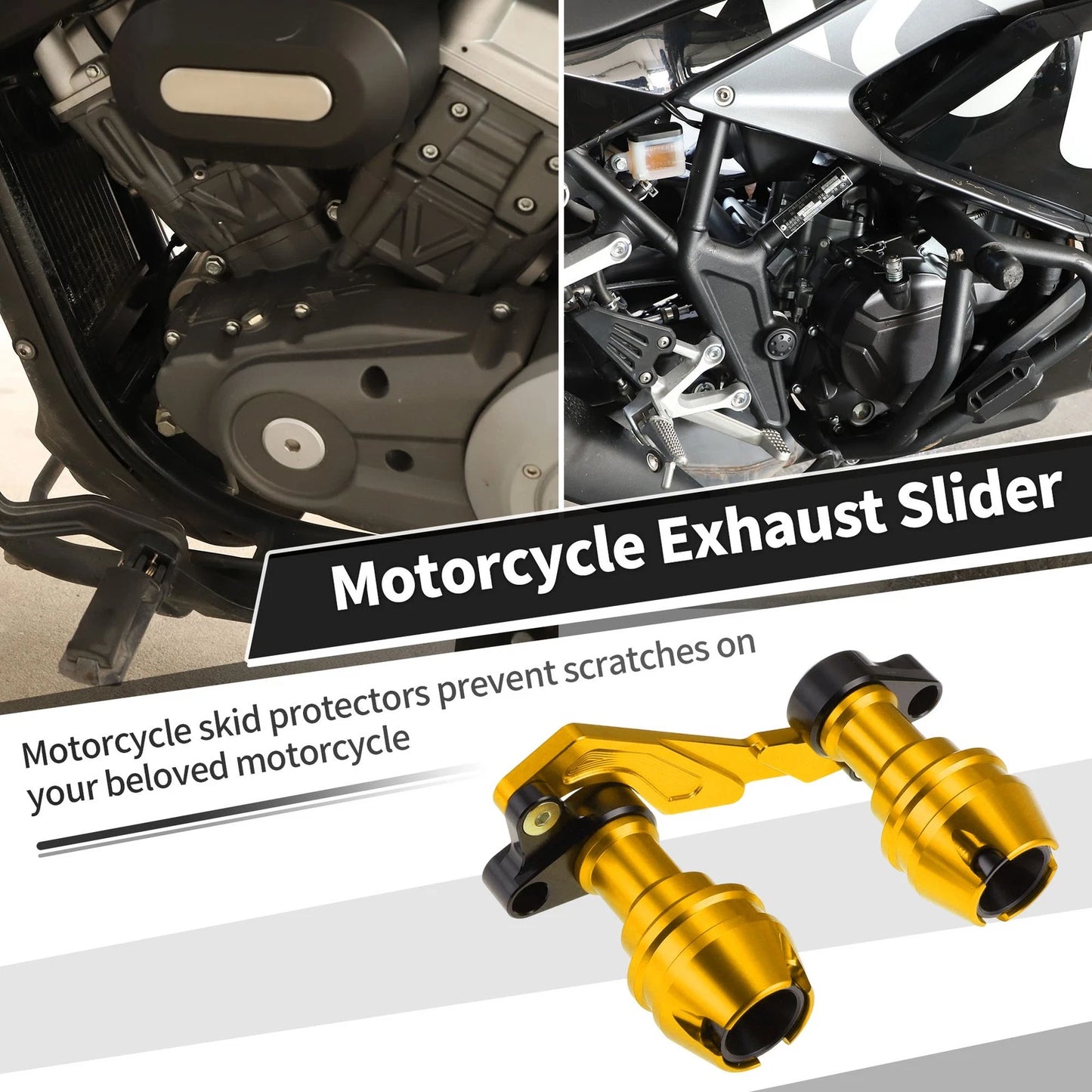 Frame Slider 175mm Anti-Crash Protector Aluminum for Motorcycles