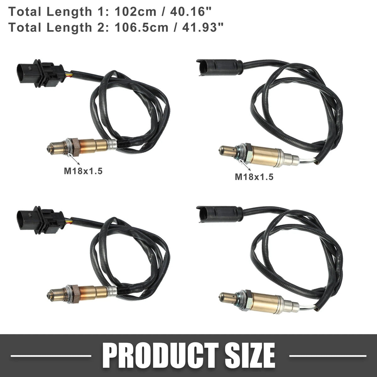 4pcs O2 Oxygen Sensors for BMW 325i 3 Series (2003-2005) 2.5L