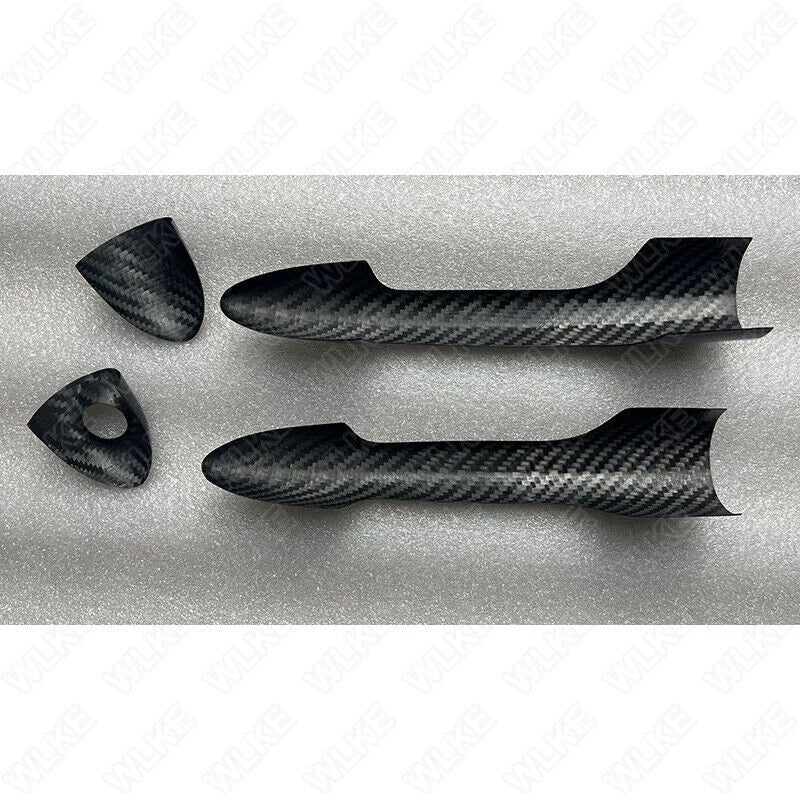100% Carbon Fiber Exterior Door Handle Cover Trim for Alfa Romeo Giulietta 12-21