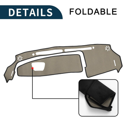 Dashboard Cover Mat for Suzuki WagonR MH35S/55S (2012-2022) Black 1 Set