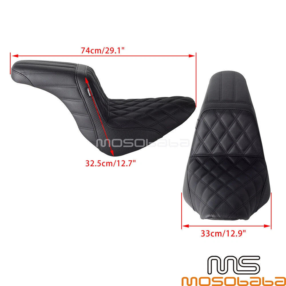 Gel Pad Seat for Harley Sport Glide FLSB, Low Rider S FXLRS (2018-2024)