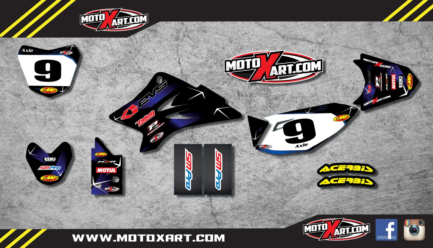 Custom Graphic Stickers for Yamaha TTR 50 (2006-2016)