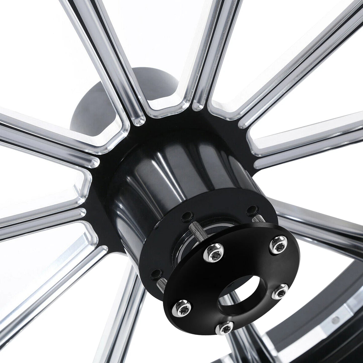 Dual Disc Front Wheel Hub Cap Cover for Harley Electra Glide (2008-2024)