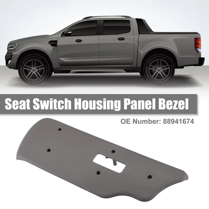 Front Left Seat Switch Housing Trim Bezel Panel for Chevrolet Suburban Gray