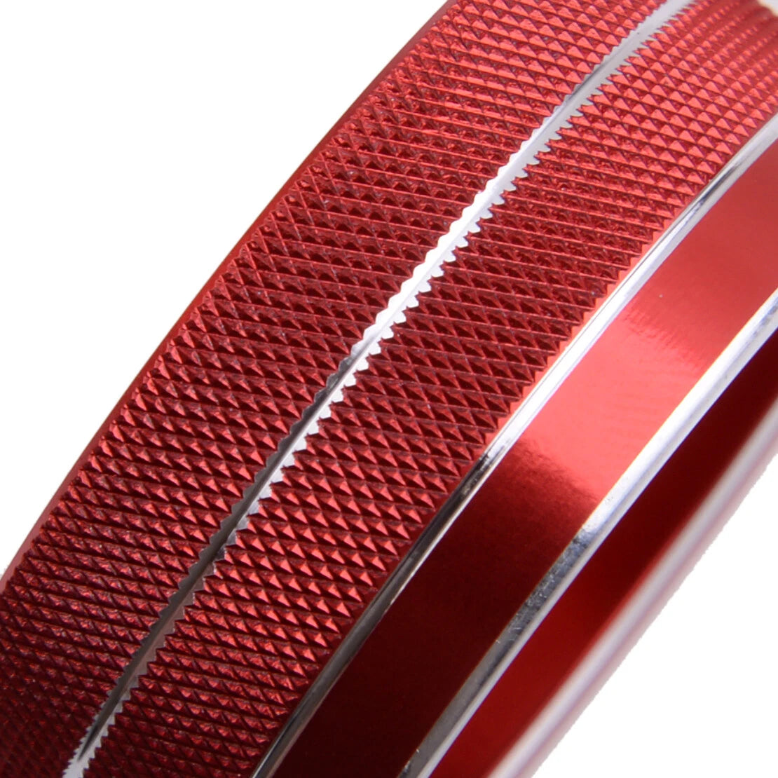 Red Multimedia Knob Cover Trim for Infiniti Q50 (2014-2019)