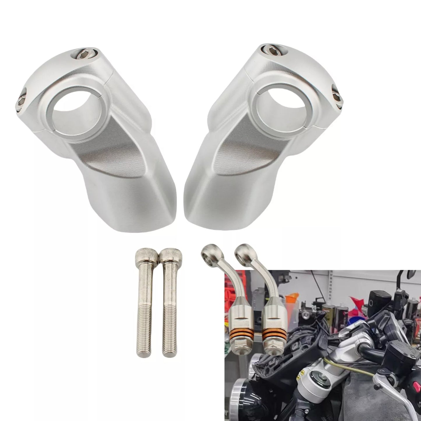 Handlebar Adapter Riser Clamp for Triumph ROCKET-3GT/R (2019-2024)