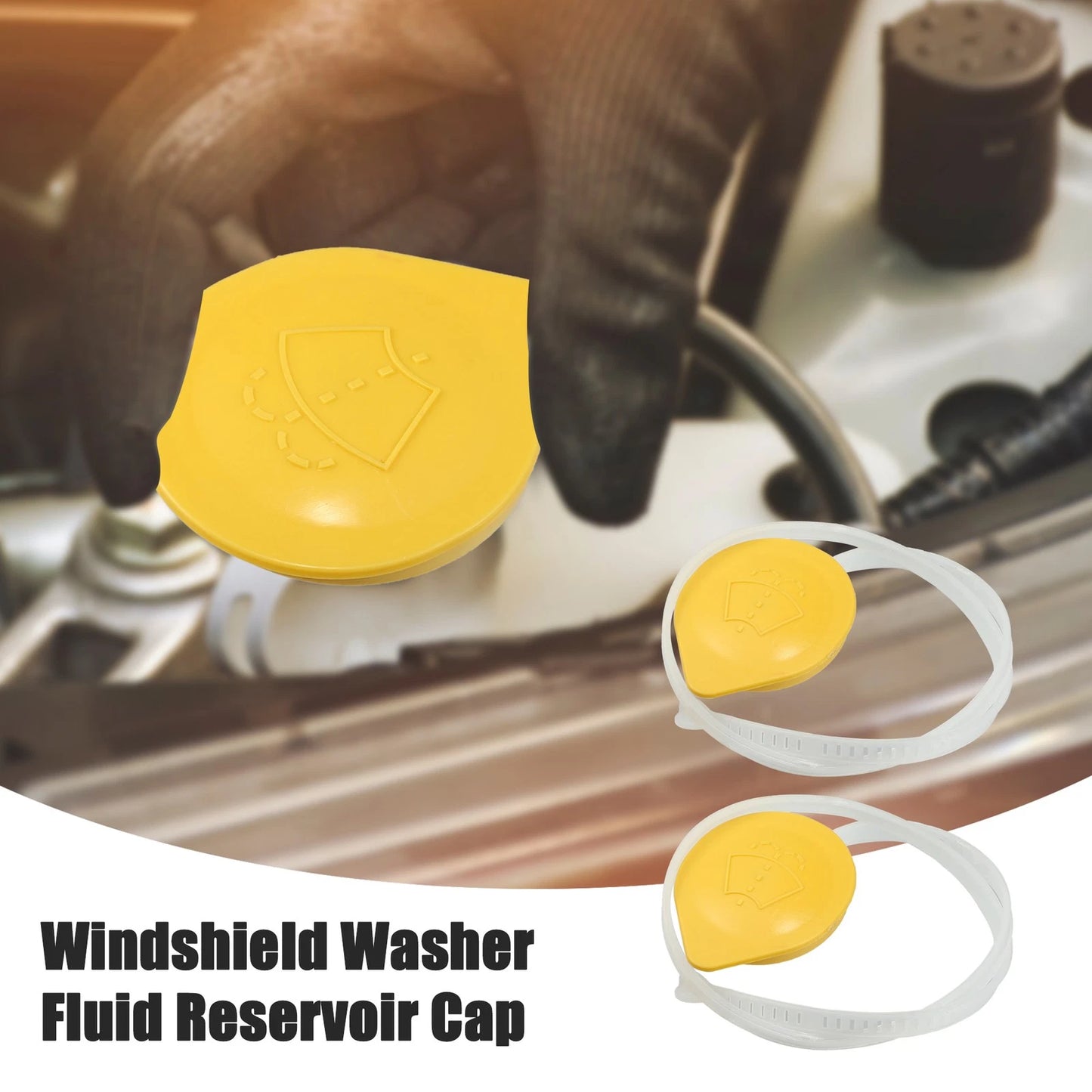 Windshield Washer Fluid Reservoir Cap Covers for Subaru Forester (2003-2023)