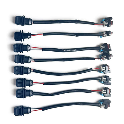 Fuel Injector Connector Adapter Set for Jetronic EV1, Mini Delphi Multec
