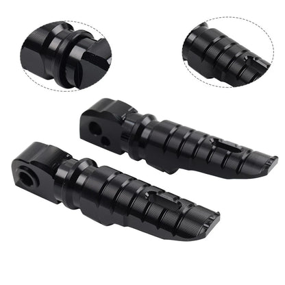 Black Rear Passenger Footrest Pegs for BMW G310GS G310R (2017-2024)