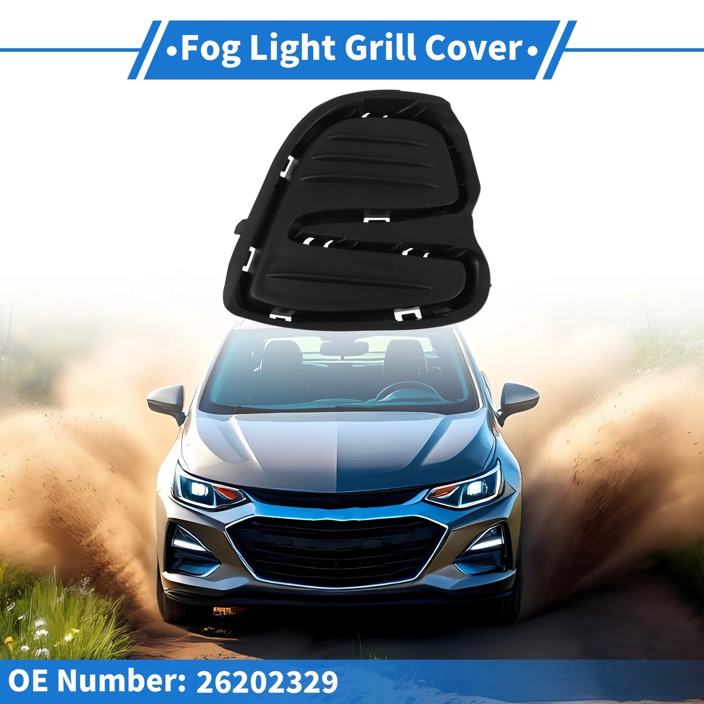 Front Right Fog Light Grill for Chevrolet Cavalier (2018-2020)