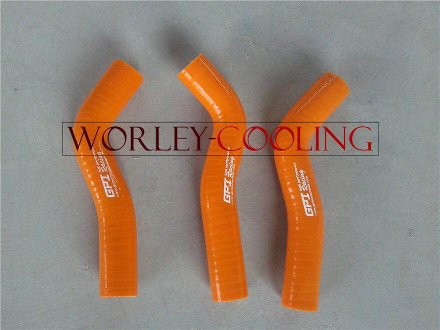 Silicone Radiator Hose for KTM 250SXF/250SX-F/250XC-F (2007-2009) ORANGE