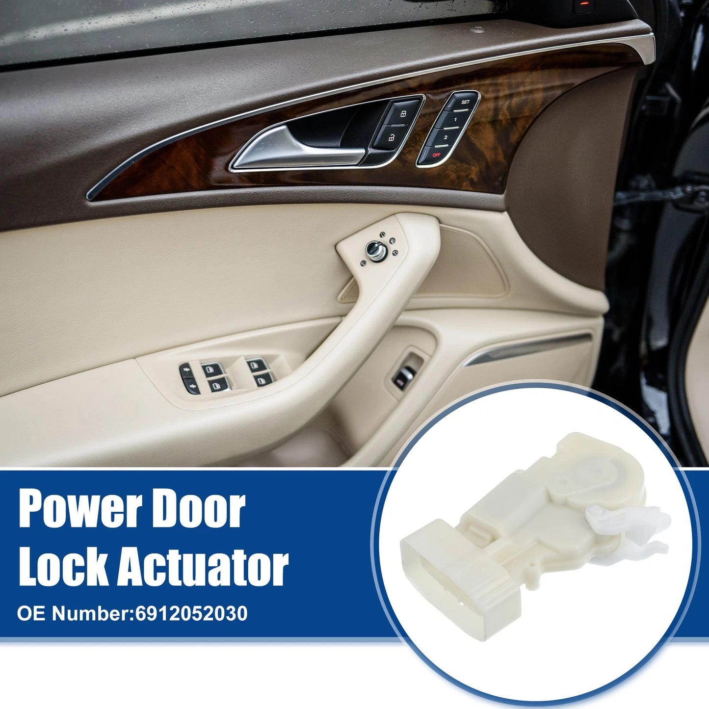 Front Left Power Door Lock Actuator for Toyota Echo (2000-2005)