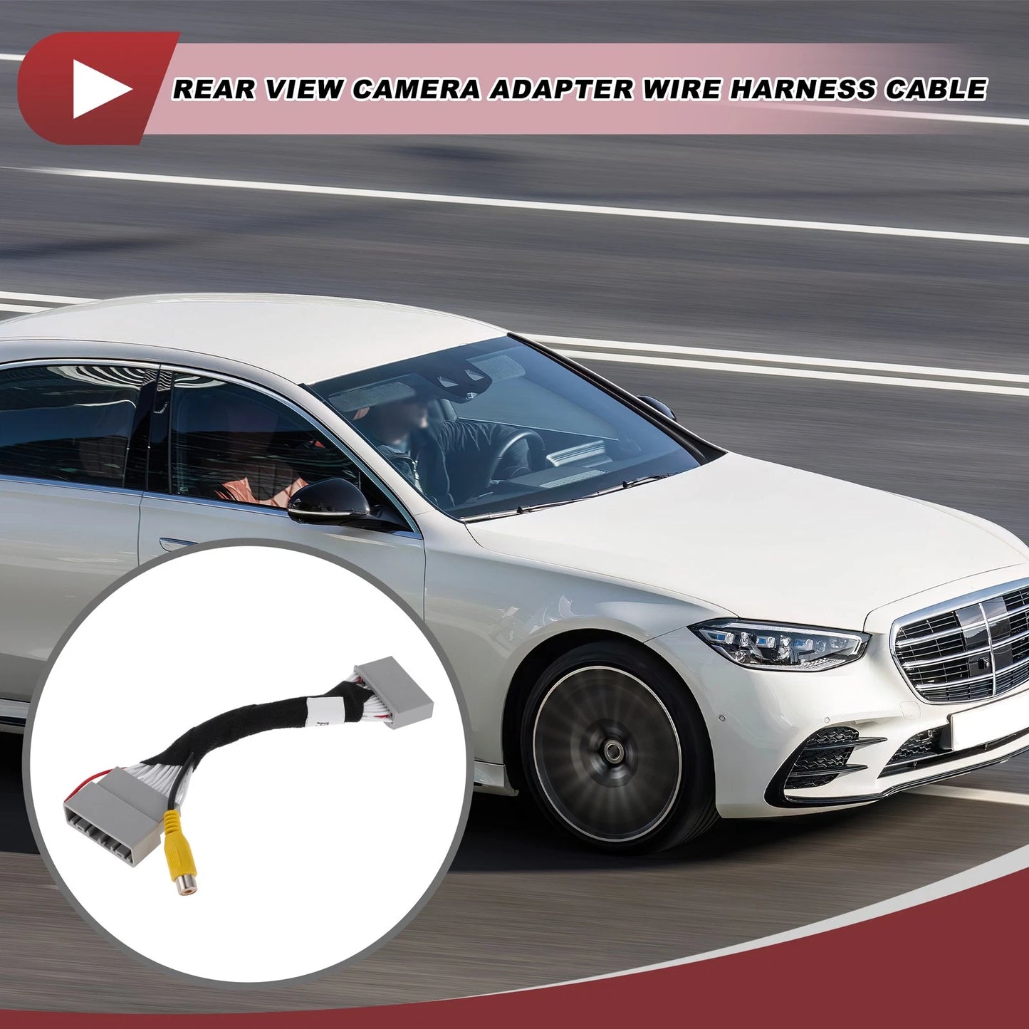 Rear View Camera Adapter Wire Harness Cable for Honda CR-V (2012-2017)