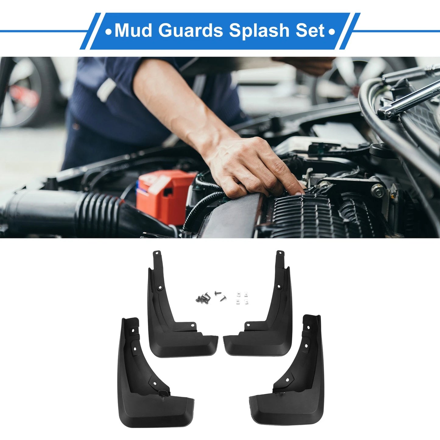 Mud Flap Splash Guards for Ford Escape (2020-2021)