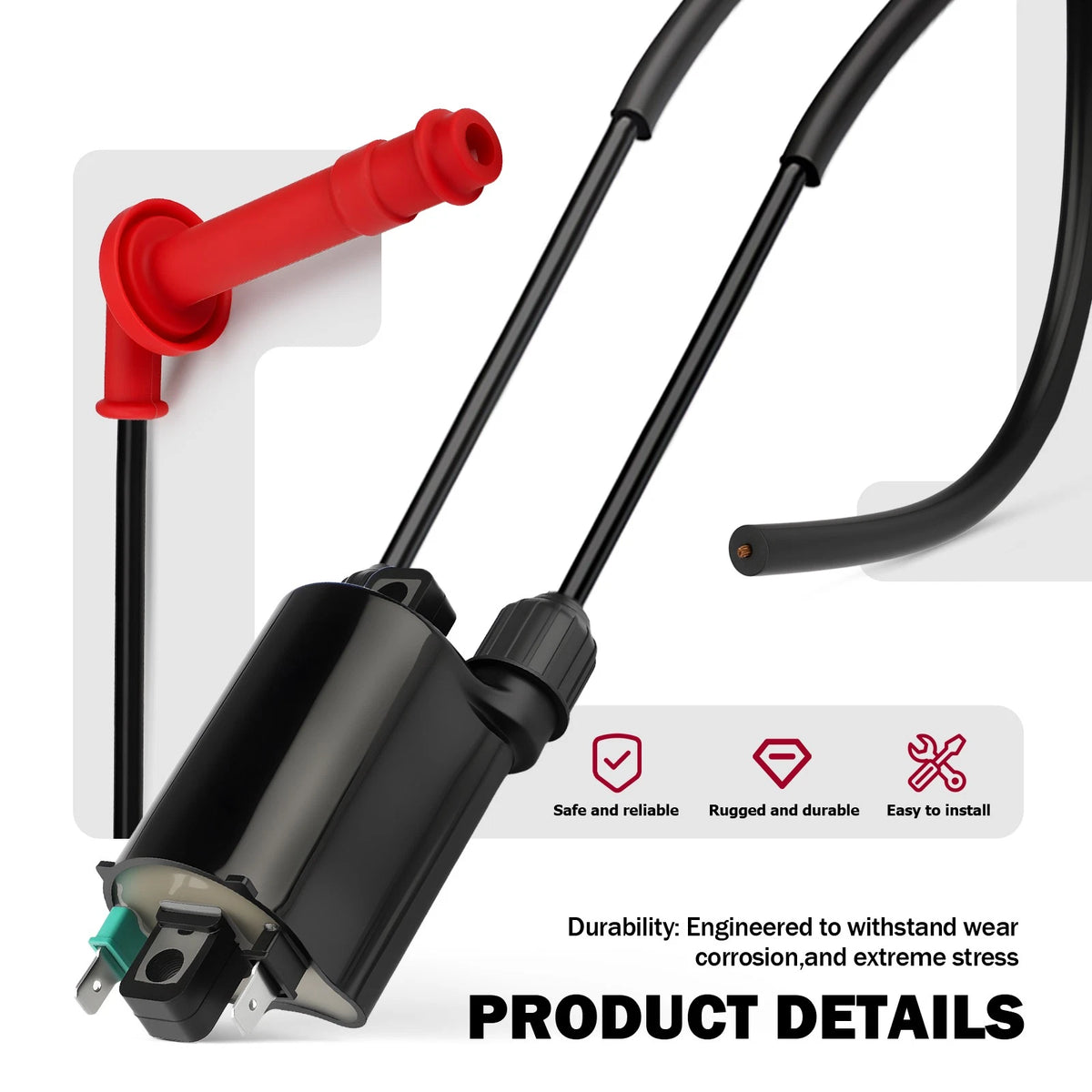 2 x Ignition Coil & Spark Plug for Honda CBR600F3 CBR600F2 CBR600SJR (1991–1998)