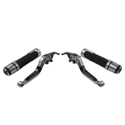 Titan Folding Brake Clutch Levers Grip Set for Suzuki GSXR600/750 (2006-2019)