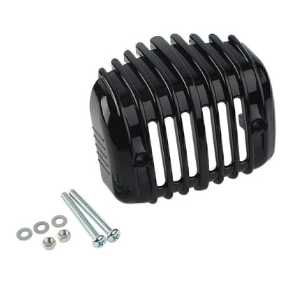 Black Voltage Regulator Cover for Harley Softail 2001-2017