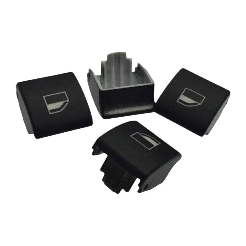 4x Window Switch Button Caps for BMW E46 323i 325i 330i M3 328i (1998-2006)