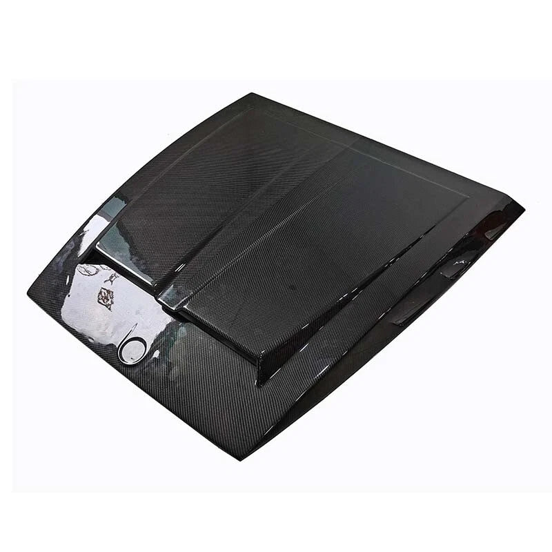 Carbon Fiber Hood Panel Cover Trim for Benz G W463 2019-2023