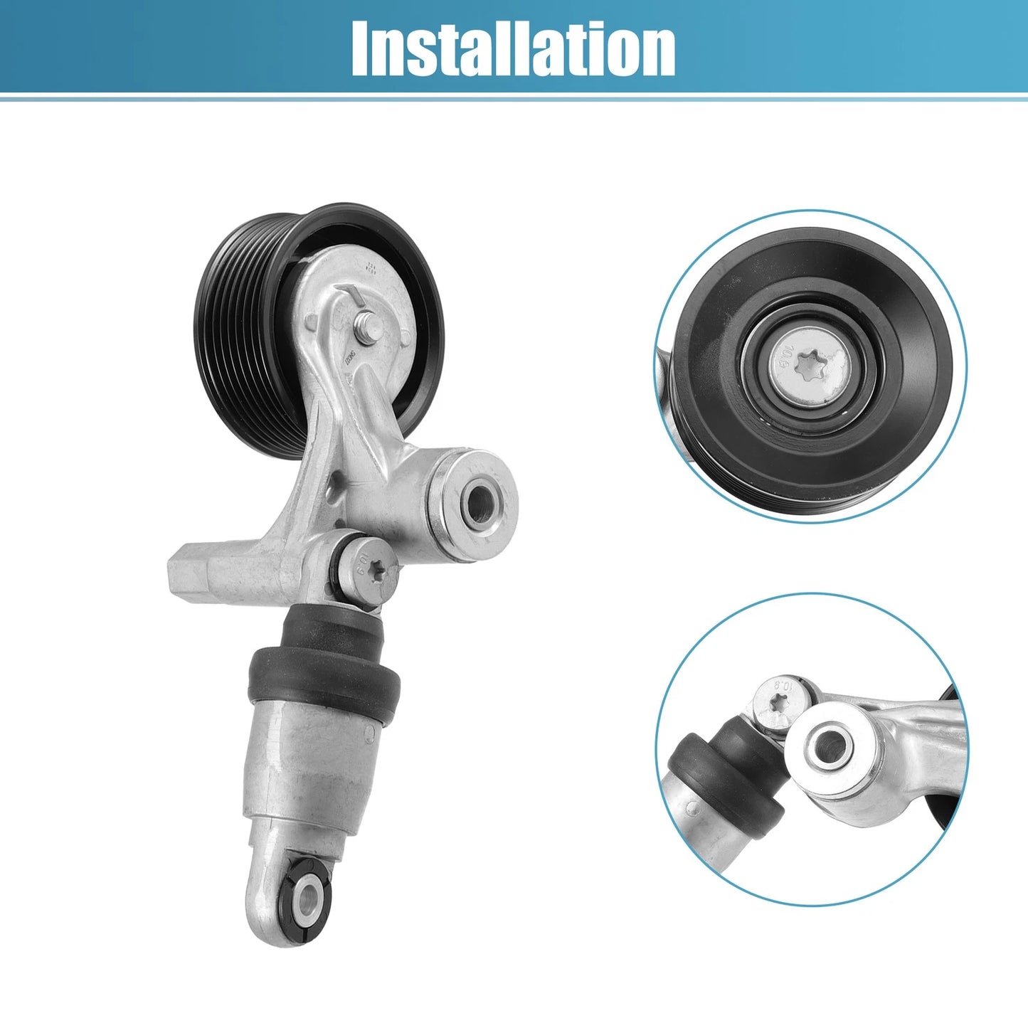 Belt Tensioner Pulley Assembly for Honda Accord (2013-2017)