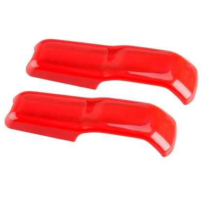 Red Engine Hood Hinge Covers for Jeep Wrangler JL Gladiator JT (2018-2023)