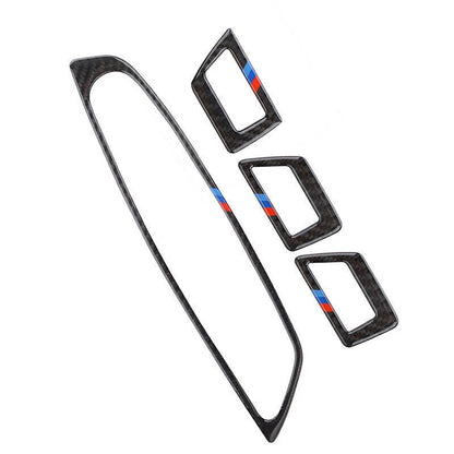Carbon Fiber LHD Window Switch Cover for BMW F10 5 Series (2011-2017)
