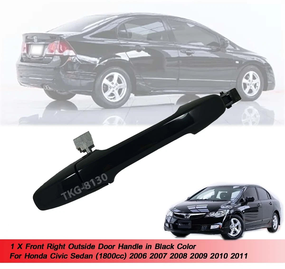 Outside Door Handle for Honda Civic Sedan 2006-2011 (2)