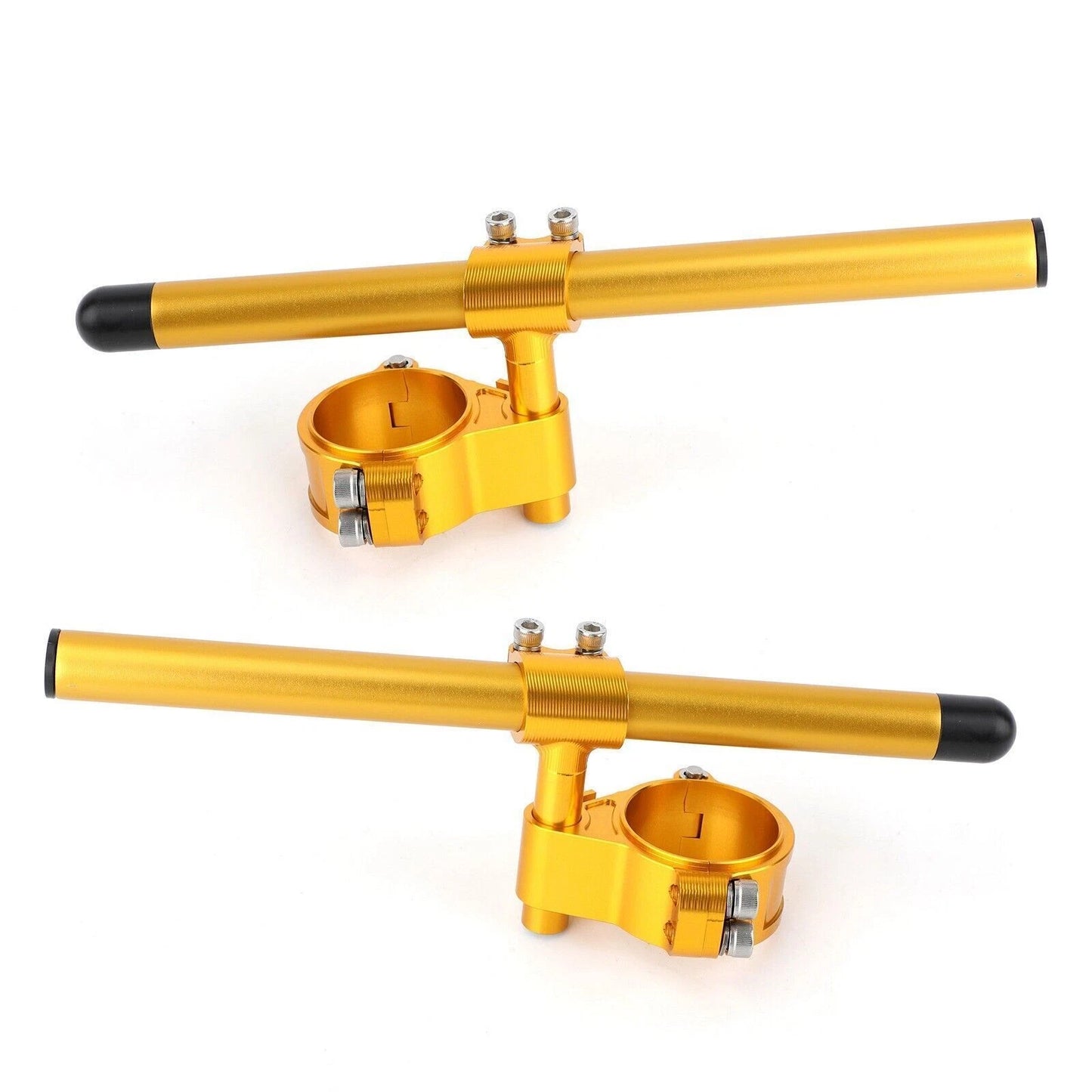 CNC Billet Clip Ons Handlebar Kit 52mm for Universal