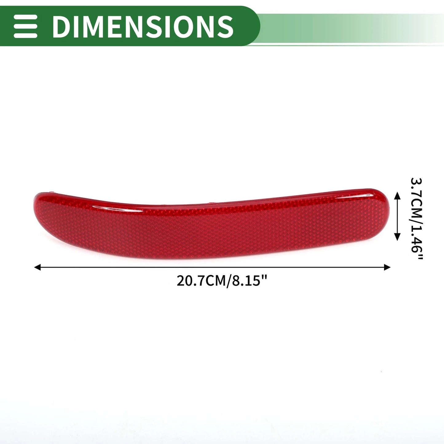 Bumper Reflector for BMW Mini Cooper Clubman R55 (2008-2014) Left